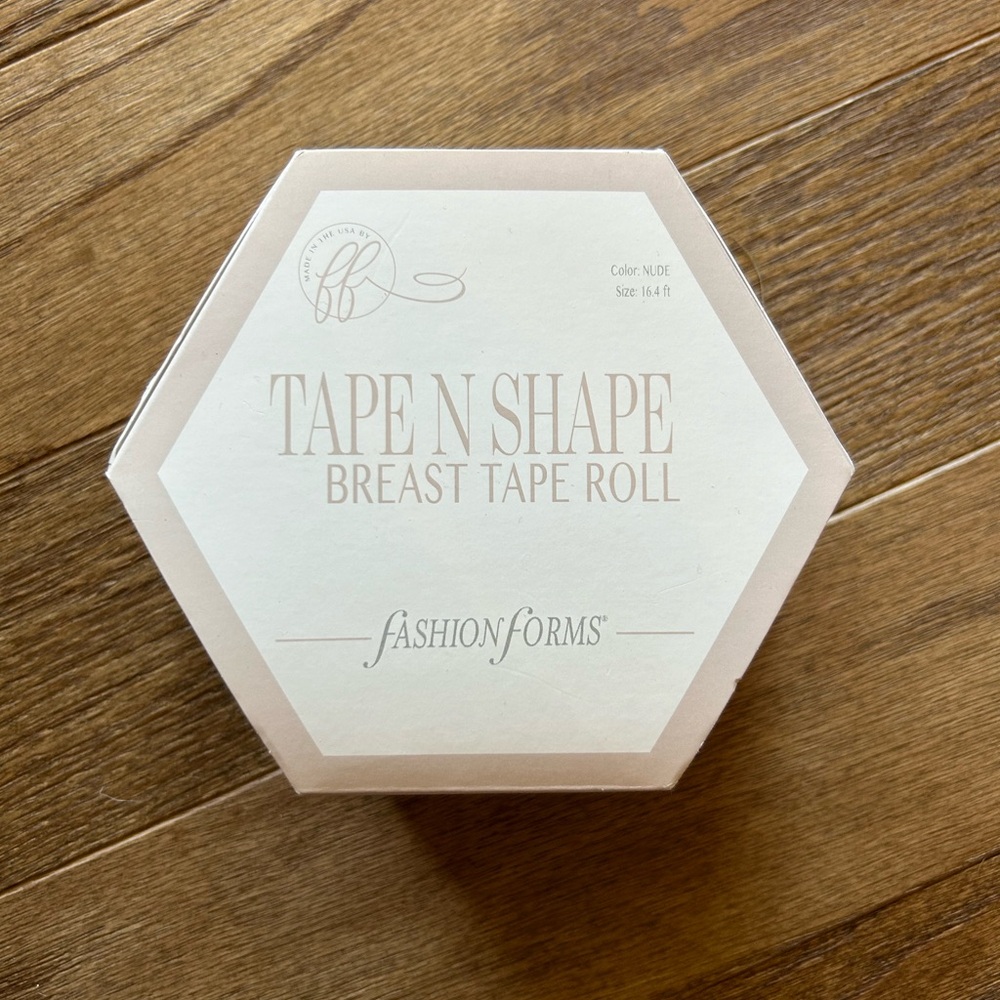Breast tape in nude